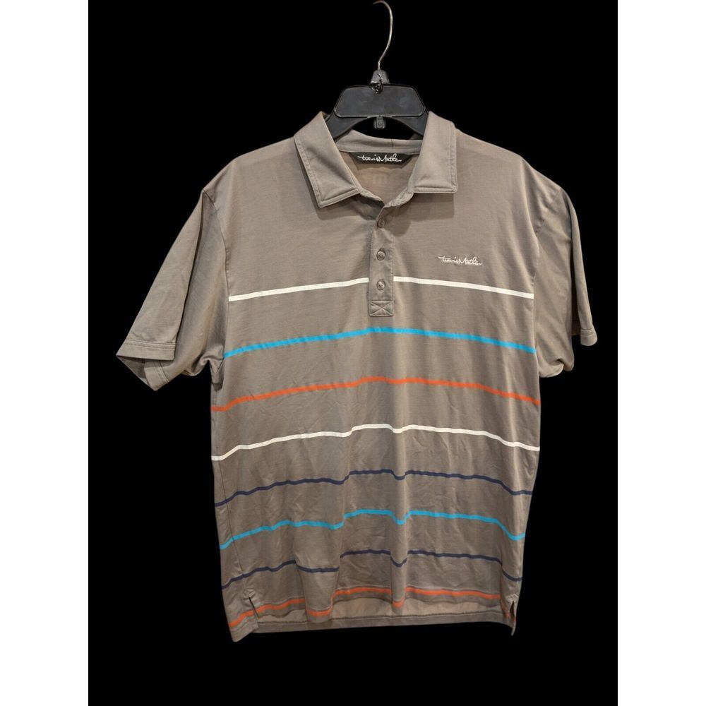 Travis Matthew Polo Shirt Adult Mens Large Athletic Short Sleeve pattern
